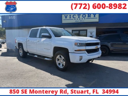 Used 2018 Chevrolet Silverado 1500 4WD Crew Cab LT Z71 at Victory Auto Store near Stuart, FL