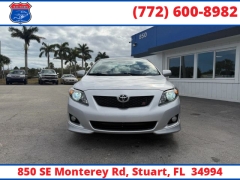 Used 2010  Toyota Corolla 4d Sedan S Auto at Victory Auto Store near Stuart&comma; FL