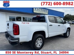 Used 2019  Chevrolet Colorado 4WD Crew Cab 128&period;3" Work Truck at Victory Auto Store near Stuart&comma; FL