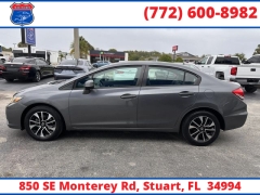 Used 2013  Honda Civic Sdn 4dr Auto EX-L at Victory Auto Store near Stuart&comma; FL