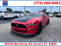 Used 2018  Ford Mustang 2d Fastback GT at Victory Auto Store near Stuart&comma; FL