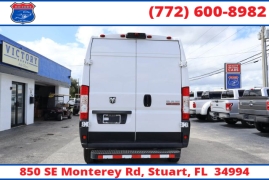 Used 2022  Ram ProMaster Cargo Van 1500 High Roof 136" WB at Victory Auto Store near Stuart, FL