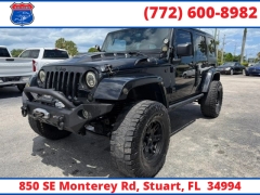 Used 2014  Jeep Wrangler Unlimited 4WD 4dr Sahara at Victory Auto Store near Stuart&comma; FL