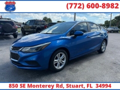 Used 2017  Chevrolet Cruze 4d Sedan LT Auto at Victory Auto Store near Stuart&comma; FL