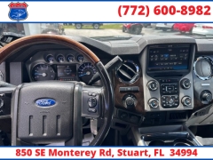Used 2016  Ford Super Duty F-350 4WD Crew Cab Platinum DRW Longbed at Victory Auto Store near Stuart&comma; FL