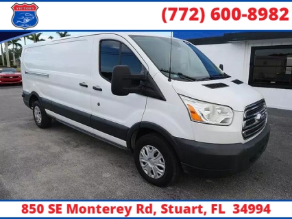 Used 2017 Ford Transit 250 Cargo Van Low Roof Van LWB w/Right Sliding Door at Victory Auto Store near Stuart, FL