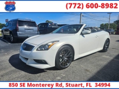 Used 2013  INFINITI IPL G 2d Convertible at Victory Auto Store near Stuart, FL