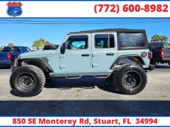 Used 2018  Jeep Wrangler Unlimited Sport 4x4 at Victory Auto Store near Stuart, FL