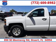 Used 2014  Chevrolet Silverado 1500 2WD Reg Cab 133&period;0" Work Truck w&sol;1WT at Victory Auto Store near Stuart&comma; FL
