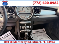 Used 2009  MINI Cooper Hardtop 2dr Cpe at Victory Auto Store near Stuart&comma; FL