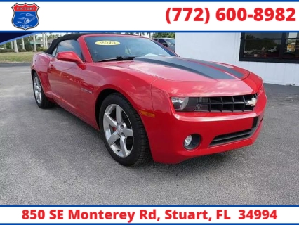 Used 2013 Chevrolet Camaro 2d Convertible LT1 at Victory Auto Store near Stuart, FL