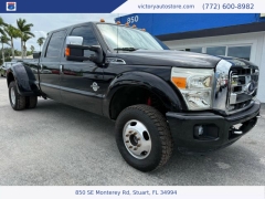 Used 2016 Ford Super Duty F-350 4WD Crew Cab Platinum DRW Longbed at Victory Auto Store near Stuart, FL