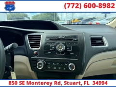 Used 2015  Honda Civic Sedan 4d LX CVT at Victory Auto Store near Stuart&comma; FL