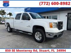 Used 2009  GMC Sierra 2500HD 4WD Crew Cab 153" SLT at Victory Auto Store near Stuart&comma; FL