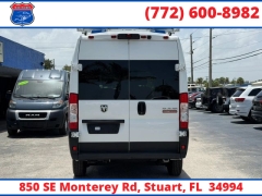 Used 2022  Ram ProMaster Cargo Van 1500 High Roof 136" WB at Victory Auto Store near Stuart&comma; FL