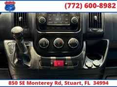 Used 2018  Ram ProMaster Cargo Van 1500 High Roof Van 136" WB at Victory Auto Store near Stuart&comma; FL
