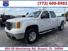 Used 2009  GMC Sierra 2500HD 4WD Crew Cab 153" SLT at Victory Auto Store near Stuart&comma; FL