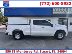 Used 2023  Chevrolet Silverado 1500 4WD Double Cab 147" Custom at Victory Auto Store near Stuart, FL