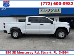 Used 2019  Chevrolet Silverado 1500 4WD Crew Cab 147" Work Truck at Victory Auto Store near Stuart&comma; FL