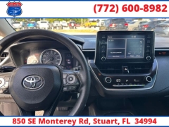Used 2020  Toyota Corolla 4d Sedan LE at Victory Auto Store near Stuart&comma; FL