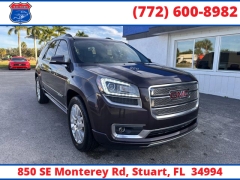 Used 2015  GMC Acadia 4d SUV FWD Denali at Victory Auto Store near Stuart, FL
