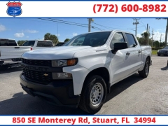 Used 2019  Chevrolet Silverado 1500 4WD Crew Cab 147" Work Truck at Victory Auto Store near Stuart&comma; FL