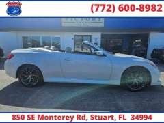 Used 2013  INFINITI IPL G 2d Convertible at Victory Auto Store near Stuart, FL