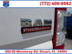 Used 2022  Ram ProMaster Cargo Van 2500 Low Roof 136" WB at Victory Auto Store near Stuart&comma; FL