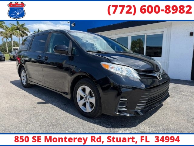Used 2019  Toyota Sienna 4d Wagon FWD LE 7-Pass Auto Access Seat at Victory Auto Store near Stuart&comma; FL