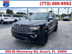 Used 2017  Jeep Grand Cherokee 4d SUV 2WD Overland at Victory Auto Store near Stuart, FL