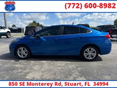 Used 2017  Chevrolet Cruze 4d Sedan LT Auto at Victory Auto Store near Stuart&comma; FL