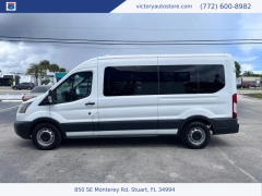 Used 2017 Ford Transit Wagon T-350 148" Med Roof Sliding RH Dr at Victory Auto Store near Stuart, FL