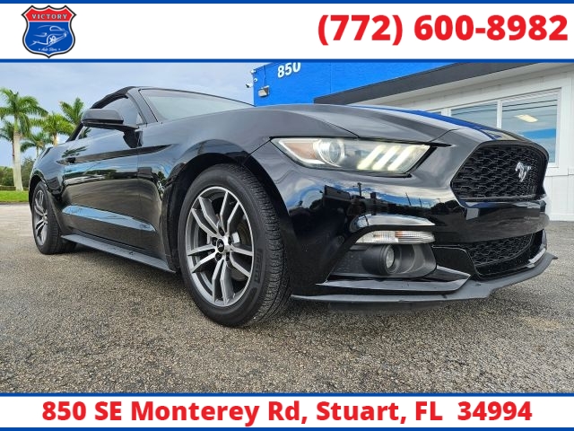 Used 2015  Ford Mustang 2d Convertible EcoBoost Premium at Victory Auto Store near Stuart&comma; FL