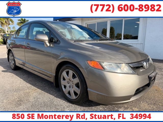 Used 2007  Honda Civic Sedan 4d LX Auto at Victory Auto Store near Stuart&comma; FL