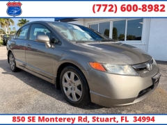 Used 2007  Honda Civic Sedan 4d LX Auto at Victory Auto Store near Stuart&comma; FL