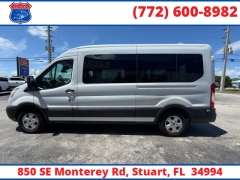 Used 2019  Ford Transit Passenger Wagon T-350 148" Med Roof Sliding RH Dr at Victory Auto Store near Stuart&comma; FL