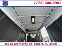 Used 2023  Ram ProMaster Cargo Van 1500 High Roof 136" WB at Victory Auto Store near Stuart&comma; FL