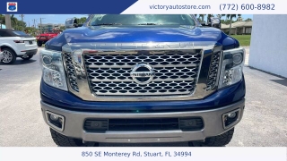 Used 2018 Nissan Titan XD 4x4 Gas Crew Cab Platinum Reserve at Victory Auto Store near Stuart, FL