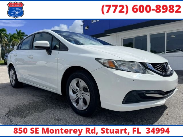 Used 2015  Honda Civic Sedan 4d LX CVT at Victory Auto Store near Stuart&comma; FL