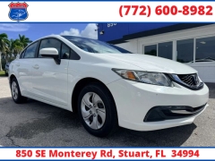 Used 2015  Honda Civic Sedan 4d LX CVT at Victory Auto Store near Stuart&comma; FL