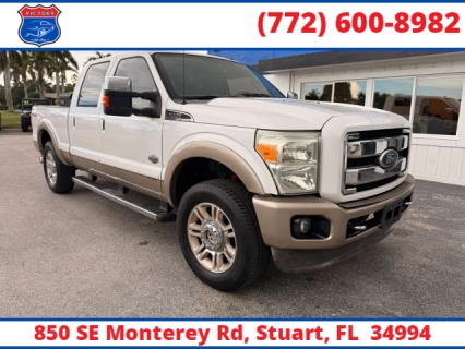 Used 2011 Ford Super Duty F-250 4WD Crew Cab Lariat Longbed at Victory Auto Store near Stuart, FL