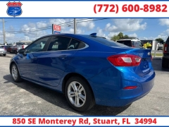 Used 2017  Chevrolet Cruze 4d Sedan LT Auto at Victory Auto Store near Stuart&comma; FL