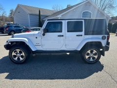 Used 2017 Jeep Wrangler Unlimited 4d Convertible Sahara at Headlight Motor Group near Lewiston, ME