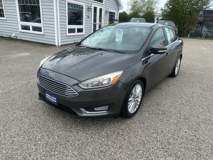 Used 2017 Ford Focus 4d Sedan Titanium at Headlight Motor Group near Lewiston, ME