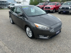 Used 2017  Ford Focus 4d Sedan Titanium at Headlight Motor Group near Lewiston&comma; ME