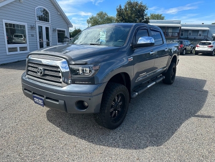 Used 2008 Toyota Tundra 4WD Crew Max 5.7L Limited at Headlight Motor Group near Lewiston, ME