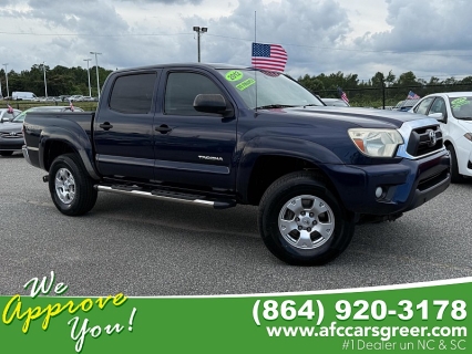 Used 2012 Toyota Tacoma 2WD Double Cab PreRunner V6 Short Bed at Auto Finance Center near Matthews, NC