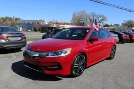 Used 2017  Honda Accord Sedan 4d Sport CVT at Auto Finance Center near Matthews&comma; NC