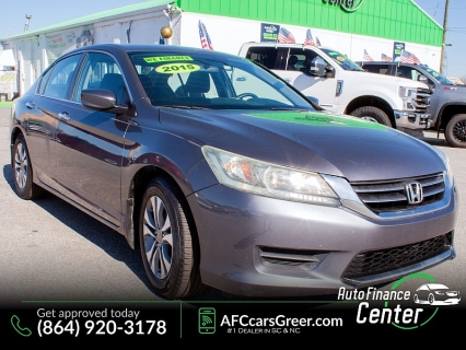 Used 2015 Honda Accord Sedan 4d LX 6spd at Auto Finance Center near Matthews, NC