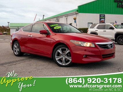 Used 2012 Honda Accord Cpe 2dr V6 Auto EX-L at Auto Finance Center near Matthews, NC